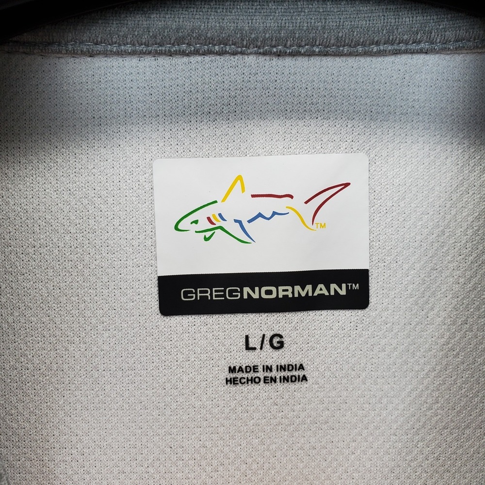 Greg Norman Golf 1/4 Zip Pullover Men Large Gray Performance Stretch G7F23XLK203 - Picture 5 of 9